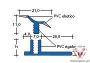 377-5091/378-5091. Barras 3,00 metros. Cinza Manhattan - Corner Joint Profile - Blanke - Imagem técnica