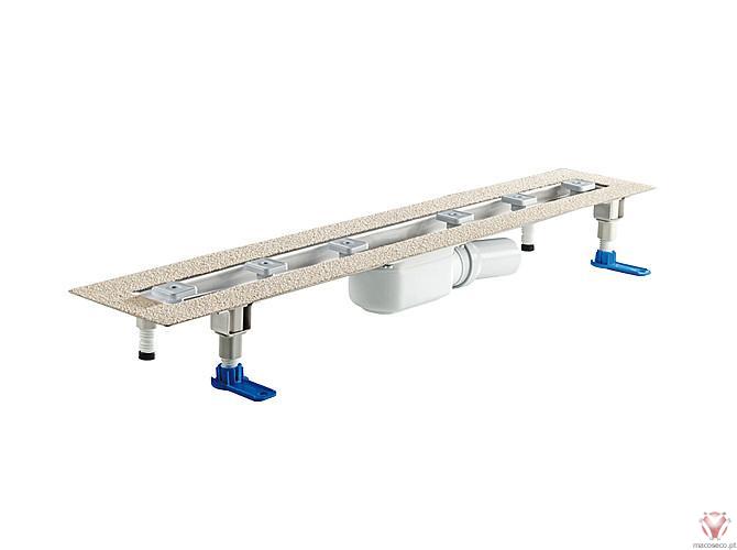 Floor Channel Ceraline Plan F 500 - 523013, 523020, 523037, 523044, 523051, 523068, 523075, 523082 - Dallmer