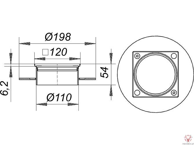 Frame V, S 15/120 - Dallmer - Imagem técnica