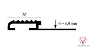 STAIRTEC/ FOLOSTAIR FO 45 AS   - Imagem técnica