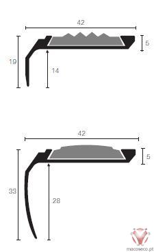 STAIRTEC/ FOLOSTAIR SM 14 AON    - Imagem técnica