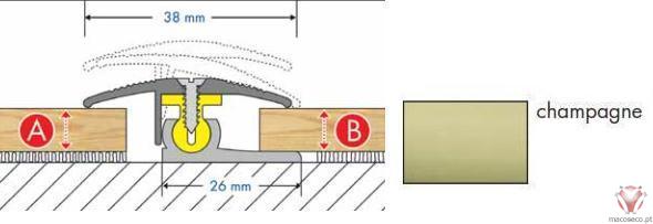 TRIFLOOR TRE 3800-C - Dural - Imagem técnica